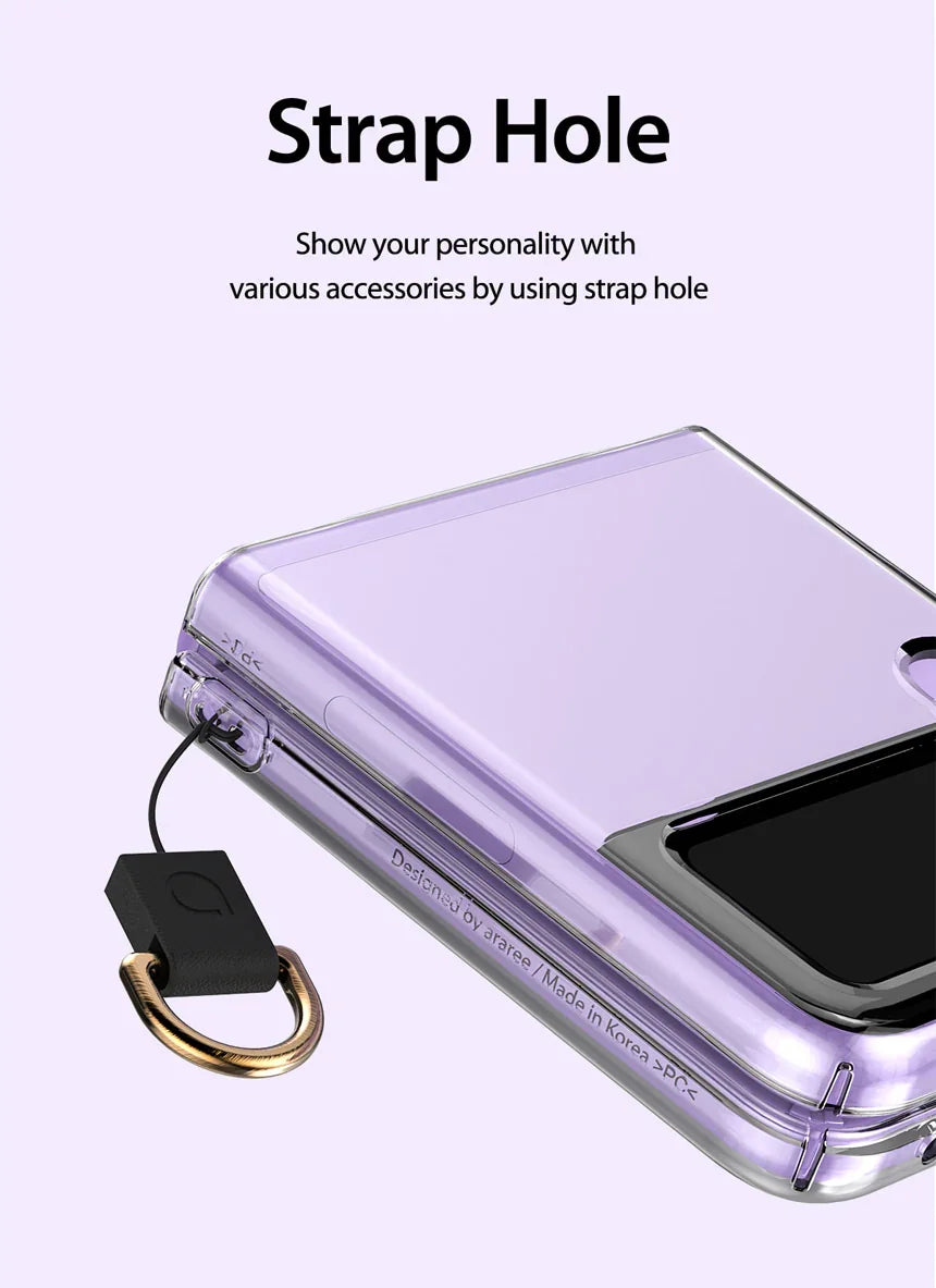 Araree Nukin360 Series Case For Samsung Galaxy Z Flip 3 - Clear - Tashqila Araree Nukin360 Series Case For Samsung Galaxy Z Flip 3 - Clear - Tashqila